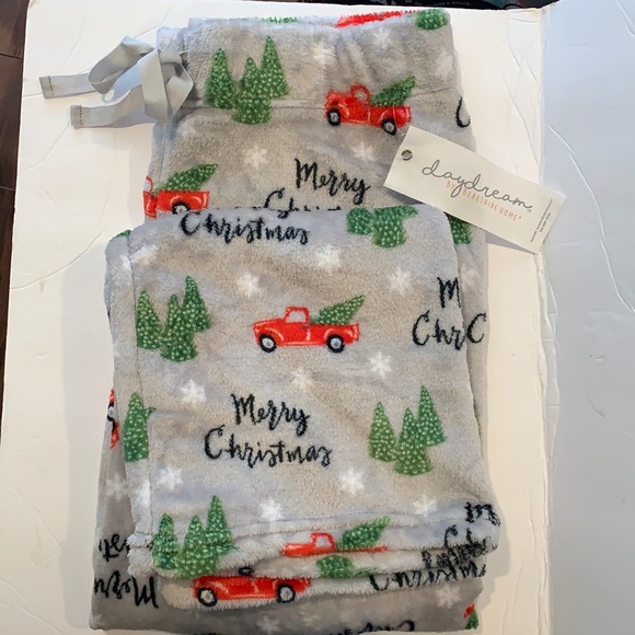Women’s Christmas Print Pajama Pants…Red Truck & Christmas Trees. - Picture 1 of 4